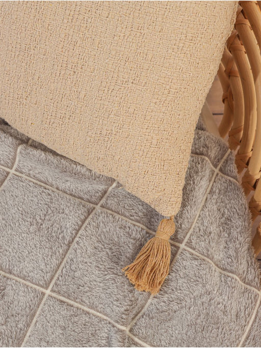 Наволочка декоративная с кисточками SL Home TASSEL, 4545 см, коричневая - Sima-land home фото 5