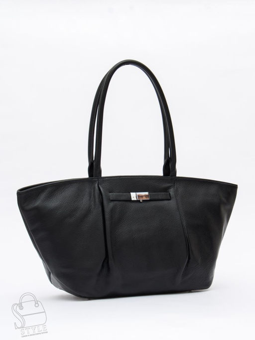 Сумка женская кожаная 1034-1MP black Polina&Eiterou  в Новосибирске