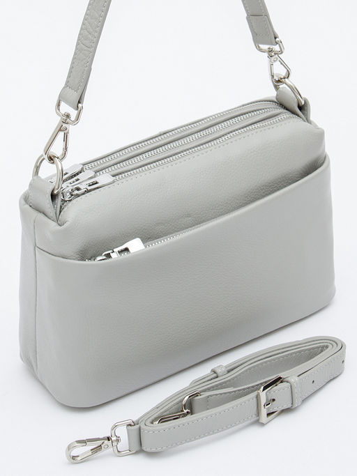 Сумка 8601VG l.gray Vitelli Grassi