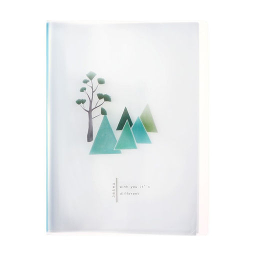 Папка формат А4, с 40 прозрачными файлами «Река», МИКС