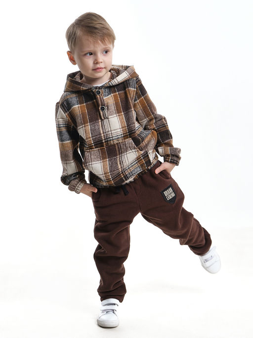 Брюки (флис) UD 7090 кофе - Mini maxi фото 6
