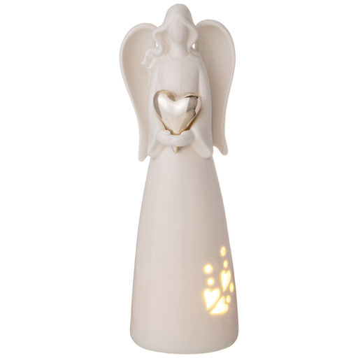ФИГУРКА АНГЕЛ С LED-ПОДСВЕТКОЙ 9*7,5*25 СМ