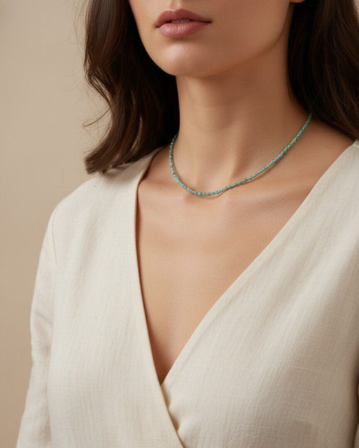 Комплект из натуральных камней и кристаллов