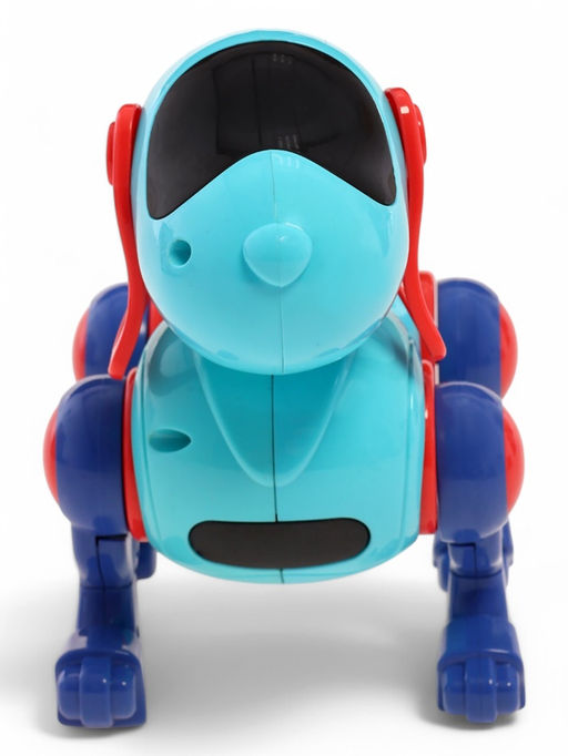 Робот-собака IQ DOG, световые и звуковые эффекты, русские песенки, работает от батареек, цвет голубой - IQ BOT фото 5