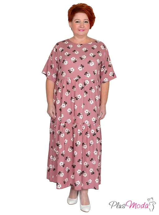 Платье Модель №1460 размеры 44-84 - Plusmoda фото 3