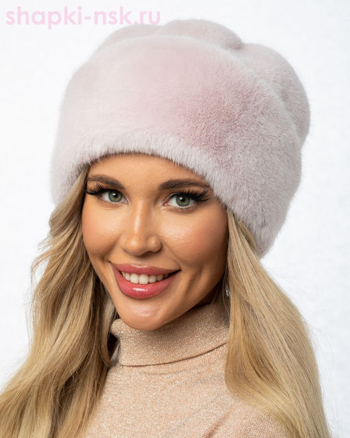 Дорис Шапка женская экомех норка (56-58)