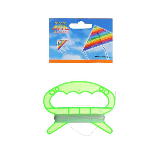 Воздушный змей Цветные полоски, с леской - Funny toys фото 2