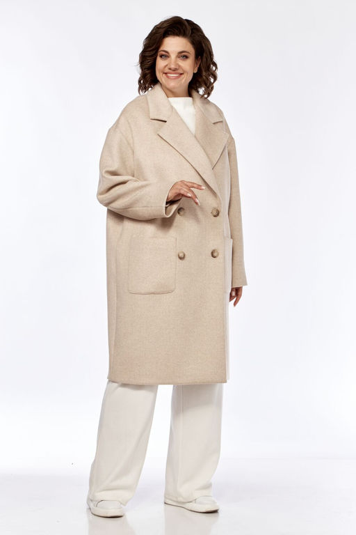 Пальто Diamant 1999 пудра фото 4