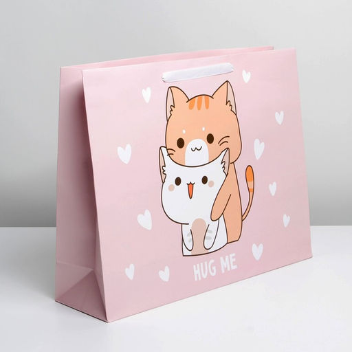 Пакет подарочный ламинированный, упаковка, «Вместе», L 40 х 31 х 11.5 см