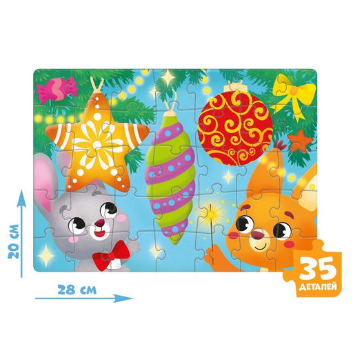 Набор пазлов для творчества Новый год - Puzzle time фото 2