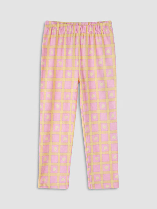 Desenli K?z ?ocuk Pijama Tak?m? - Waikiki фото 3