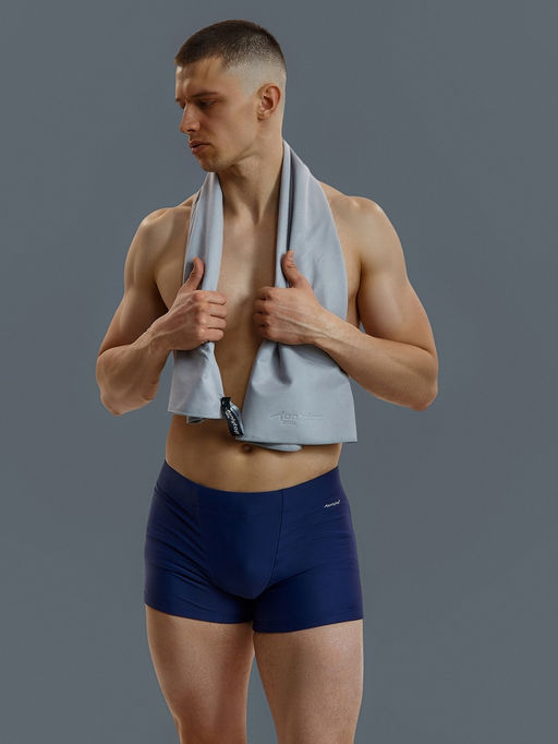 Полотенце из микрофибры ONLYTOP, 50х120 см, цвет серый