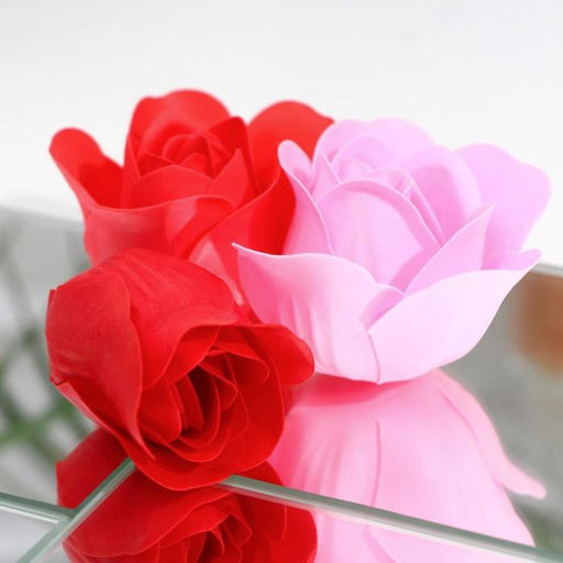 Мыльные розы, красные оттенки, набор 12 шт. - SB BEAUTY фото 4