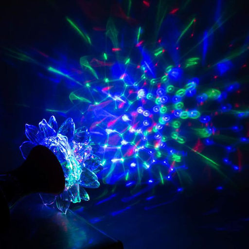 Световой прибор Цветок 12.5 см, свечение RGB, 220 В, красный - Luazon lighting фото 3