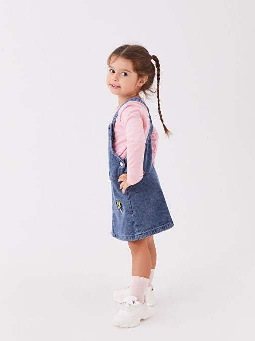 Bisiklet Yaka Basic K?z Bebek Ti??rt - Waikiki фото 2