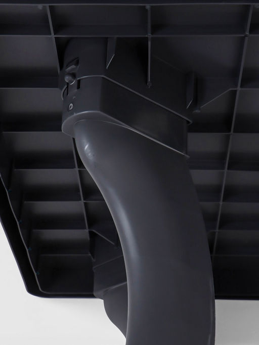 Стол садовый «Атлант», 80×80×76.5 см, квадратный, пластиковый, цвет графитовый