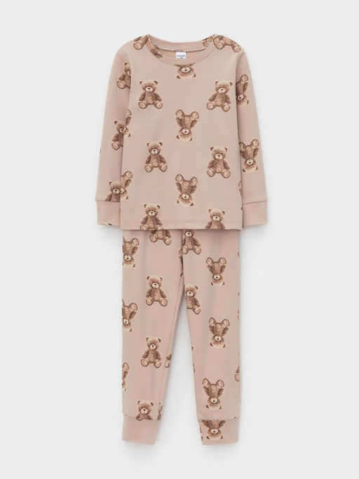 К 1552/нюдовый беж,милые мишки пижама дет - Crockid фото 2