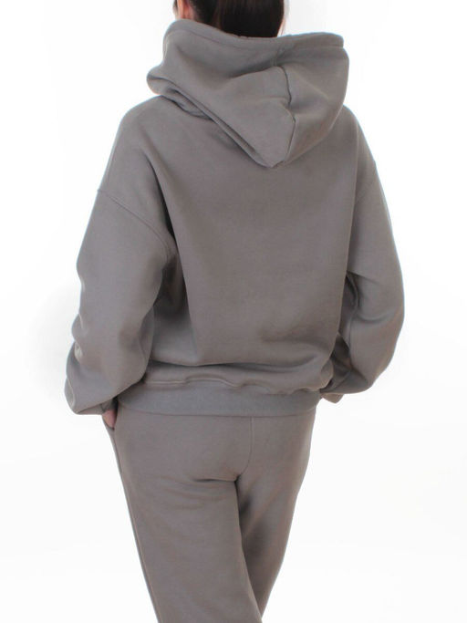 006 GRAY Костюм спортивный зимний женский (95% хлопок, 5% полиэстер)