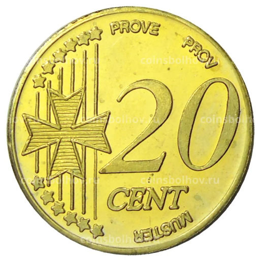 20 евроцентов 2004 года Мальта (Проба,Unusual)