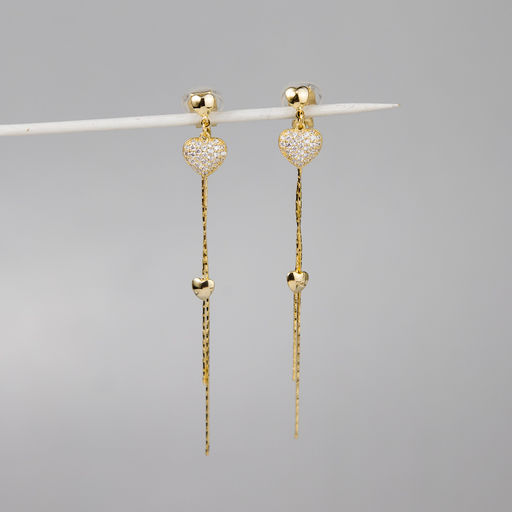 Серьги клипсы Арт. 3V-5422-Y - MyGemma фото 2