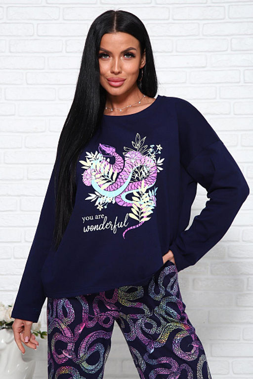 Костюм с брюками (01027. малиновый) - Плиона фото 16