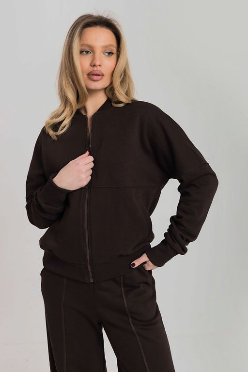 Толстовка М325367к коричневый