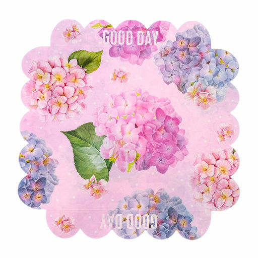 Цена за 5 шт. Коробка для печенья, кондитерская упаковка с пластиковой крышкой, Good day, 18?18?3 см