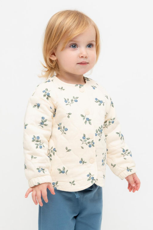 КР 302734/айвори,голубика к561 жакет (бомбер) д/дев яс