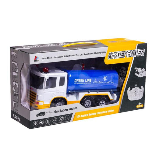 Машина радиоуправляемая «Городская служба», масштаб 1:14, 4WD, управление жестами, водяная пушка