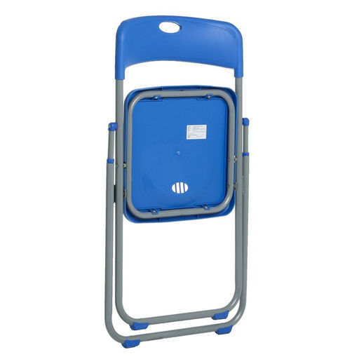 Стул складной 75×45×43 см, металл, пластик, синий