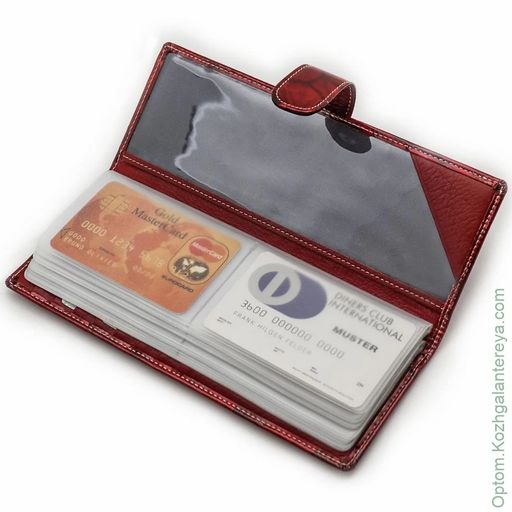 Женская кожаная визитница Sergio Valentini СВ 8133-075  фото 7