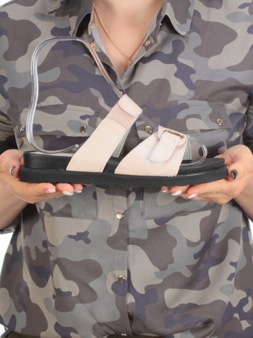 08-K25-3 BEIGE Сандалии женские - No name фото 2