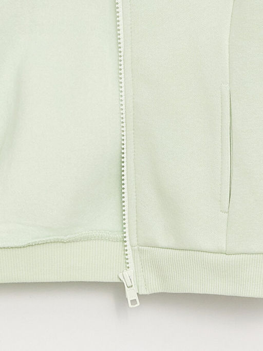 Kap??onlu Uzun Kollu Erkek Bebek Fermuarl? Sweatshirt - Waikiki фото 2