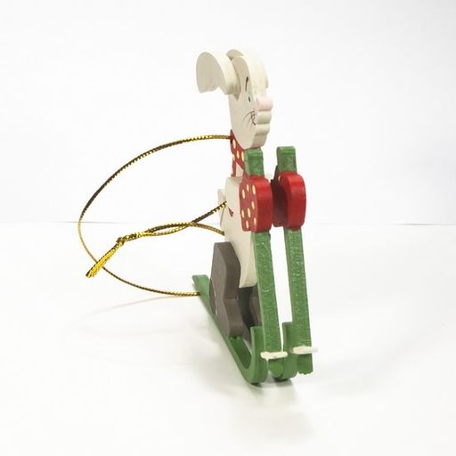 Елочные игрушки - Зайчик на лыжах 3020 - Idh фото 5