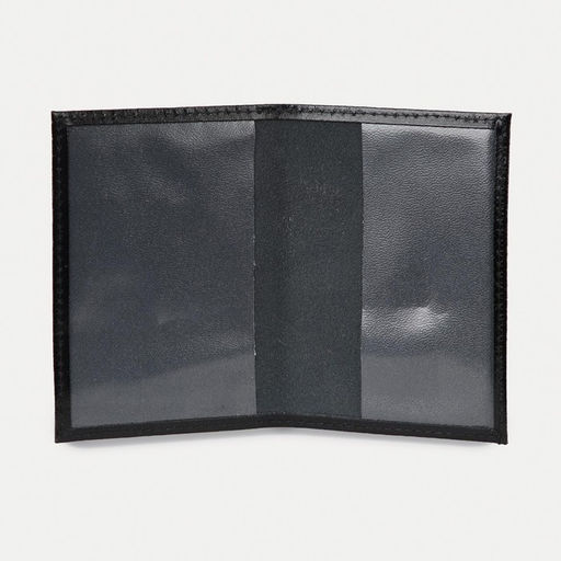 Обложка для пенсионного удостоверения, чёрная