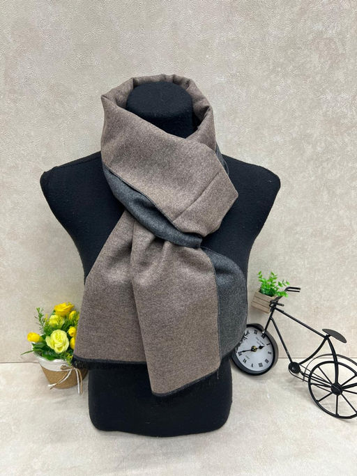 Тёплый платок из шерсти мультицвет