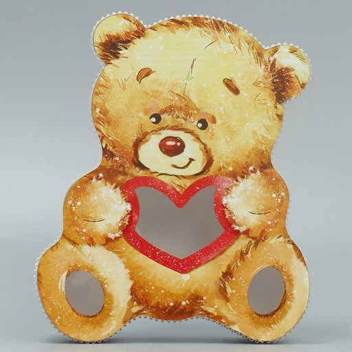Коробка подарочная, кондитерская упаковка, «Медвежонок», 16,5х20х5 см