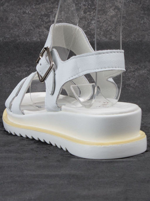 08-PEXL76-1 WHITE Босоножки женские (натуральная кожа) - Фабричный китай фото 6