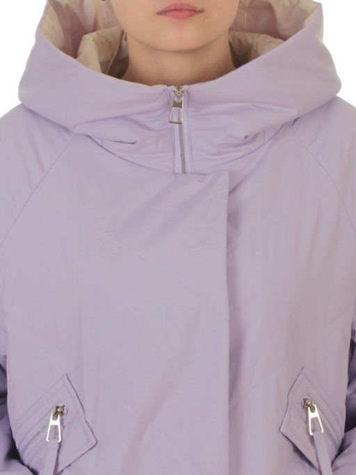 8008 LILAC Куртка демисезонная женская (100 гр. холлофайбер) - Фабричный китай фото 4
