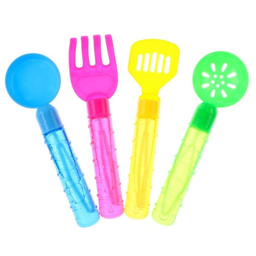 Цена за 24 шт. Мыльные пузыри Цветные инструменты, 25 мл, МИКС - Funny toys фото 3