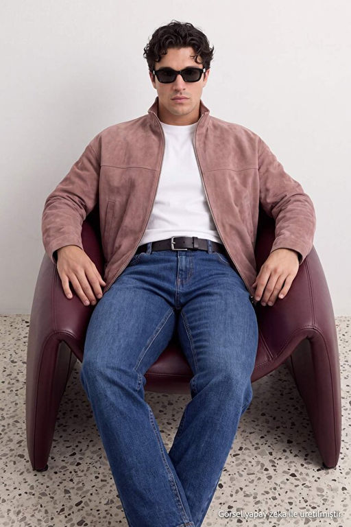 Lacivert Slim Fit Esnek Kuma_ Erkek Jeans TMNAW27JE00011 - Trendyolmilla фото 2