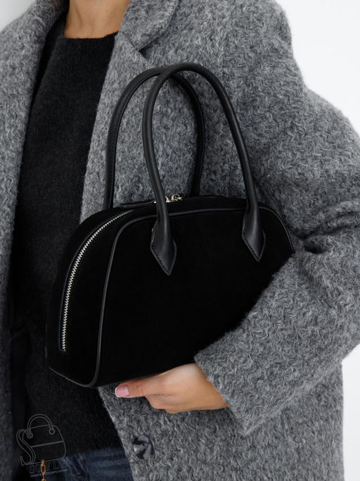 Сумка женская кожаная 88018NN black  Natale Navetta в Новосибирске