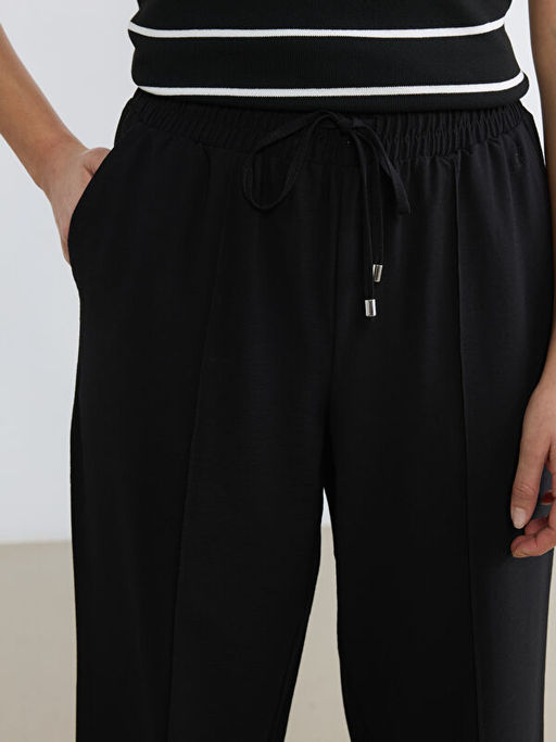 Beli Lastikli Loose Fit Kad?n Pantolon