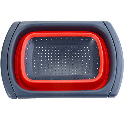 31488 Дуршлаг с выдвиж. ручками, КРАСНЫЙ.MB (х12) - Mayer&boch фото 3