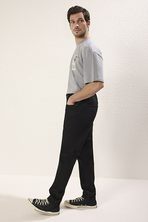 Siyah Smoke Essential Fit Jeans Kot Pantolon TMNAW23JE00104 - Trendyolmilla фото 2