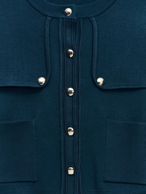 Вязаный джемпер из вискозы / Zarina фото 3