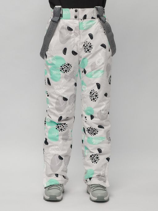 Горнолыжный костюм женский серого цвета 02302-1Sr - Chunmai фото 24