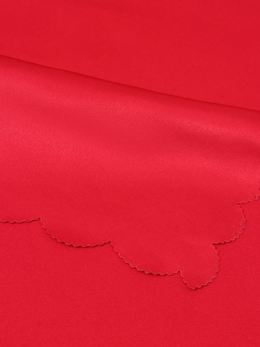 Скатерть Доляна, однотонная, 140?260 см, красная, 140 г/м?, 100% п/э