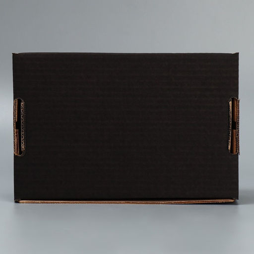 Цена за 5 шт. Коробка сборная с окном Черный24х8х16 см - Дарите счастье фото 4