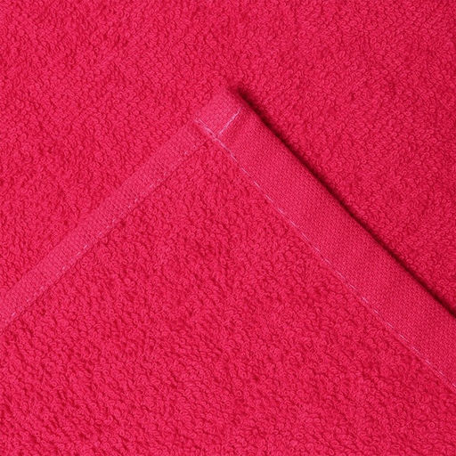 Полотенце махровое Экономь и Я 70*130 см, цв. фуксия, 100% хлопок, 350 гр/м2  фото 3